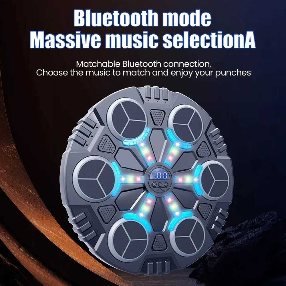 Smart Wall Mounted Boxing MachineSmart Bluetooth Connection Music Boxing Machine Noise Reduction Rhythm Lights for Home