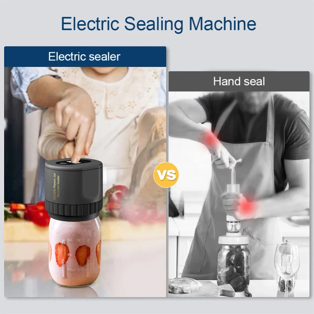 Electric Mason Jar Vacuum Sealer Starter Kit