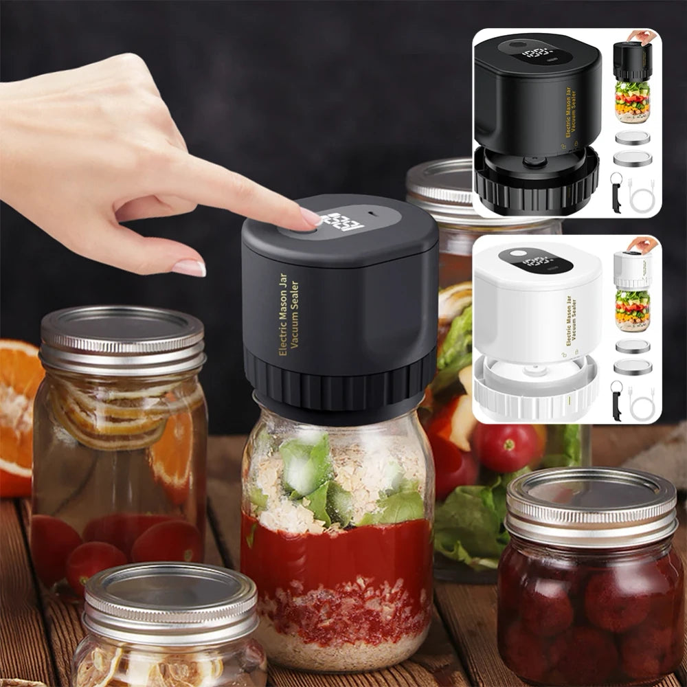 Electric Mason Jar Vacuum Sealer Starter Kit