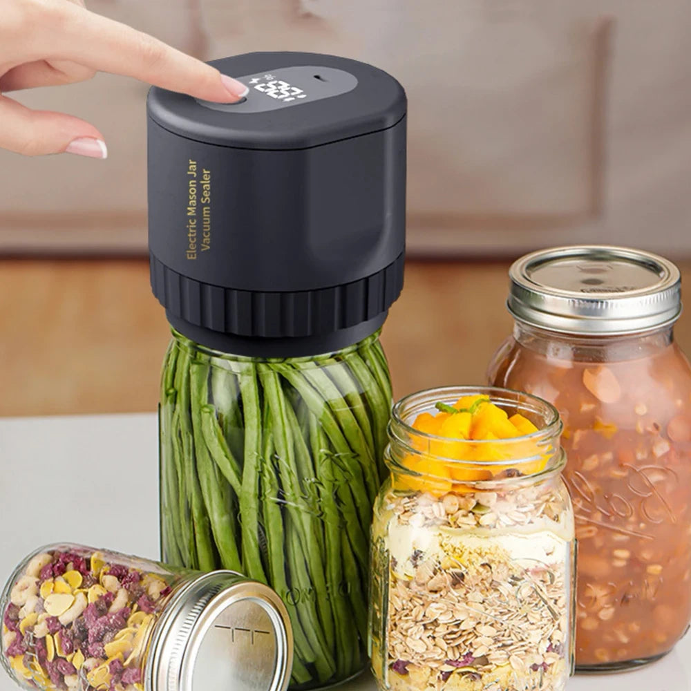 Electric Mason Jar Vacuum Sealer Starter Kit