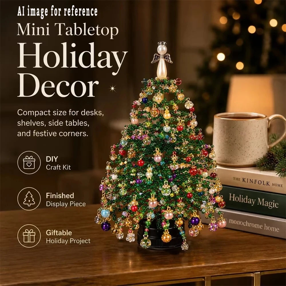 DIY Beaded Holiday Ornament Craft Kit