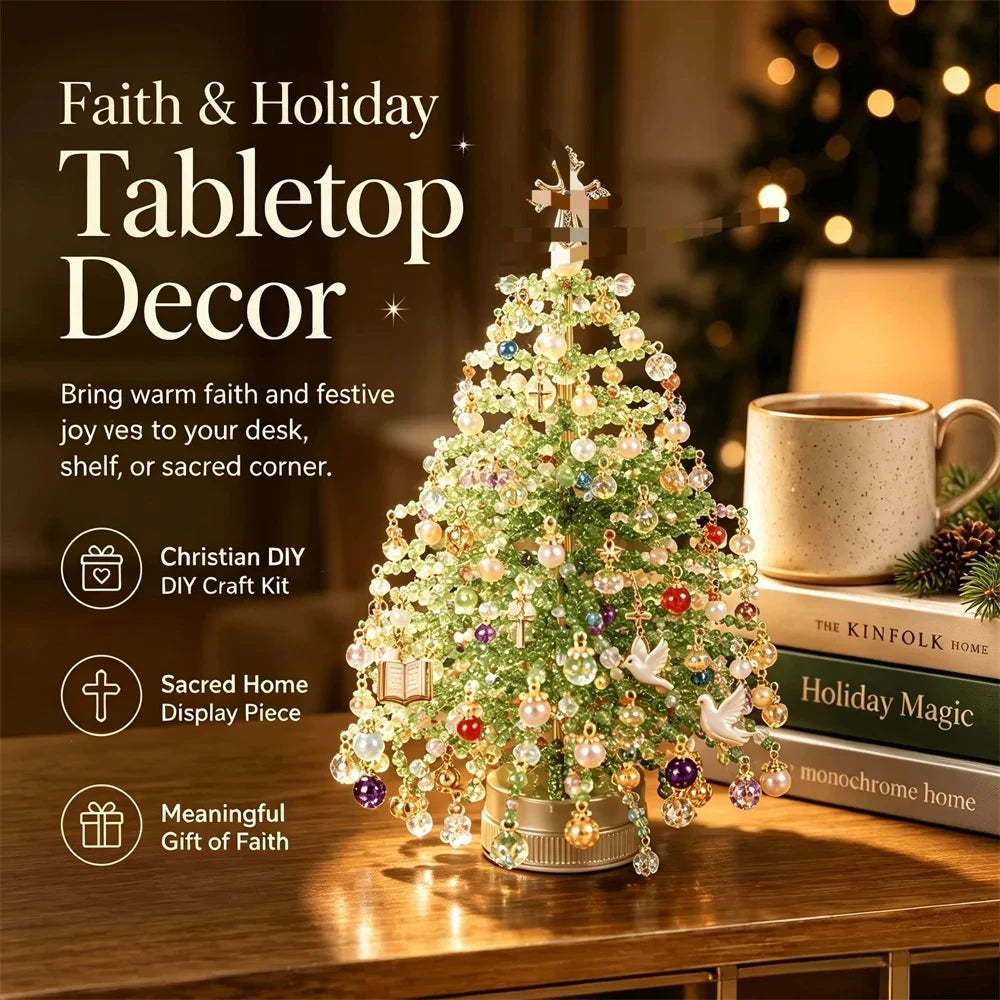 DIY Beaded Holiday Ornament Craft Kit