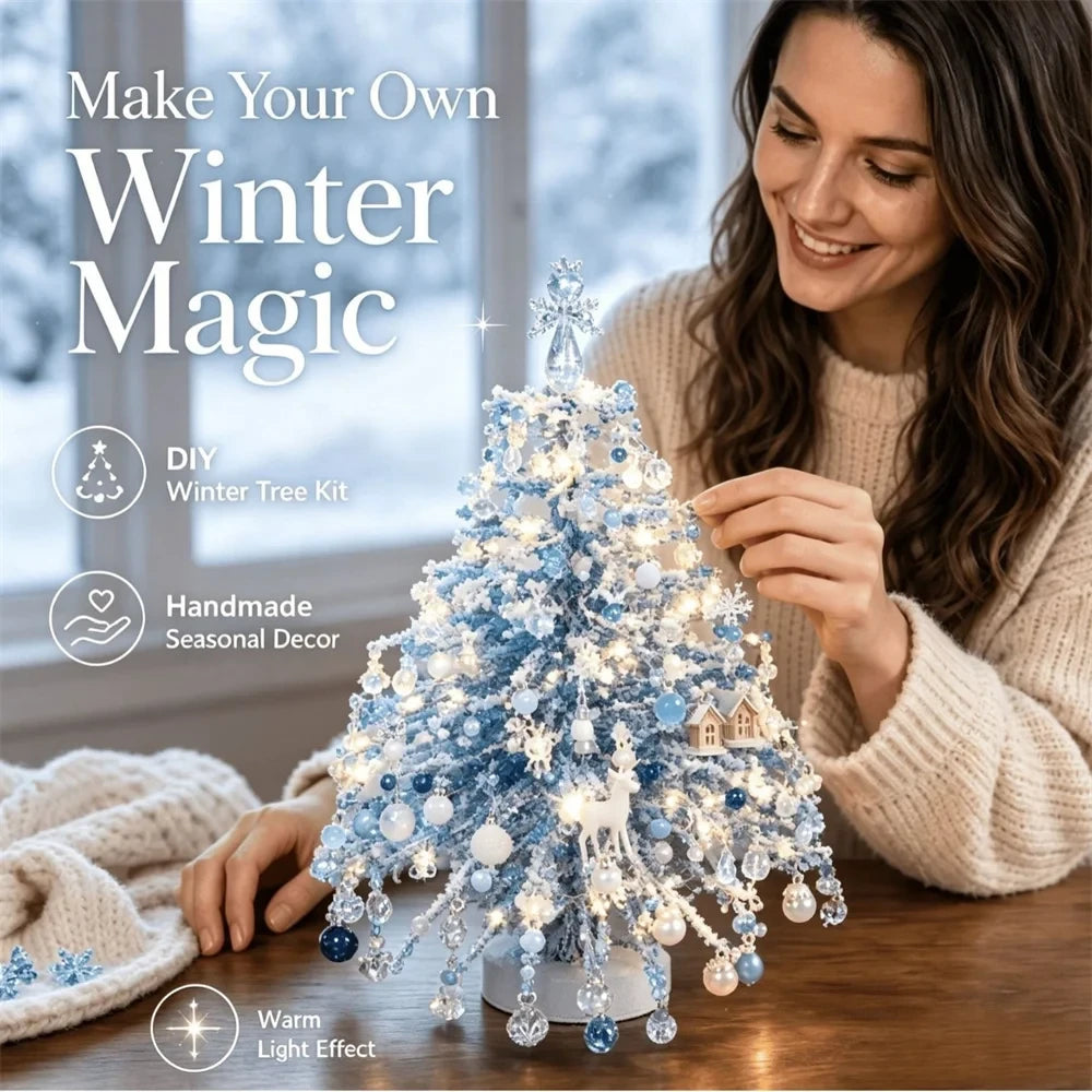 DIY Beaded Holiday Ornament Craft Kit